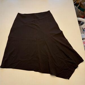NYC Asymmetrical Brown Skirt